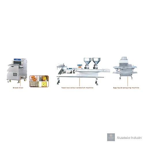 Toast Two Colour Sandwich Product Line - MASEMA untuk usaha bakery