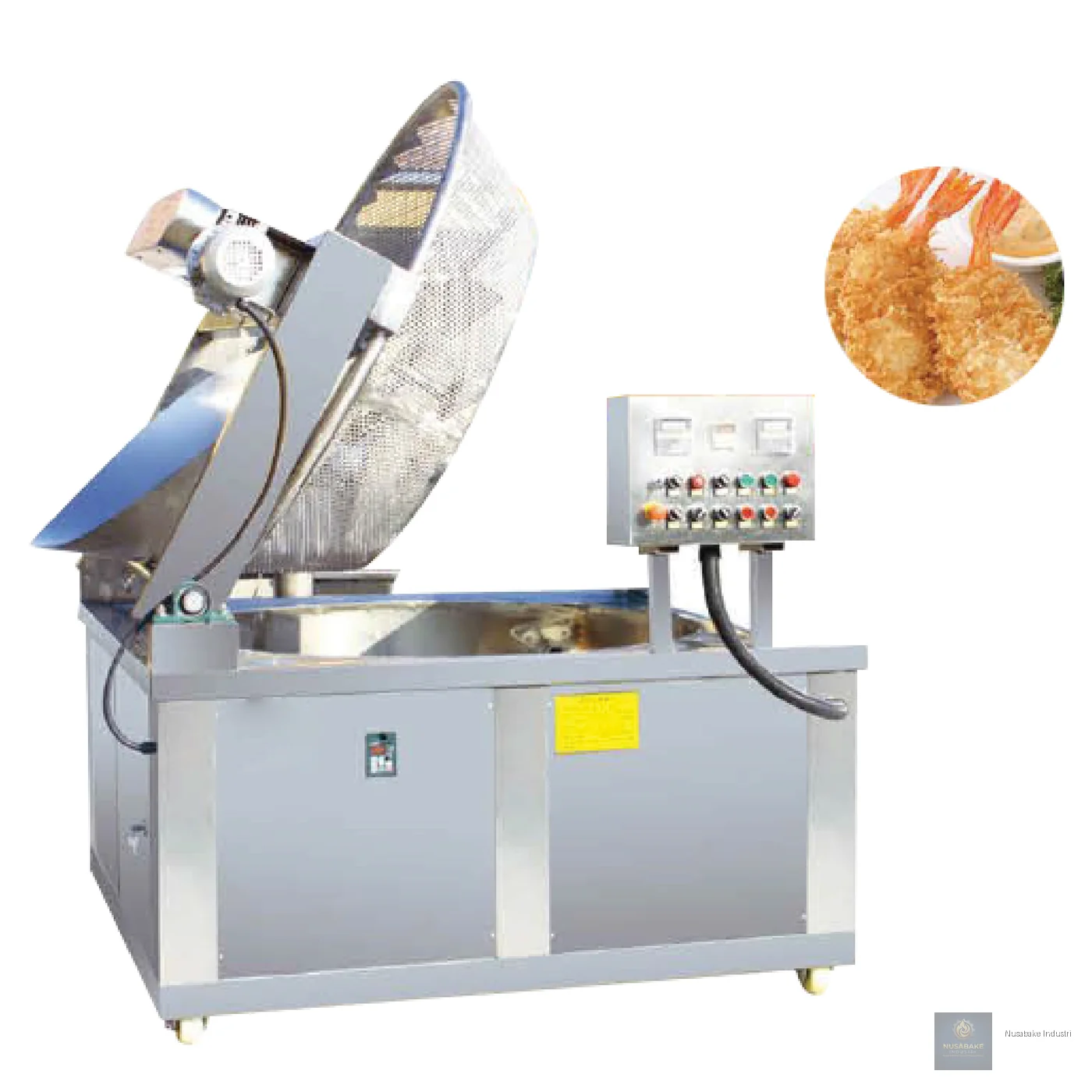 Electric Heating Half/Automatic Frying Machine - MASEMA untuk usaha bakery