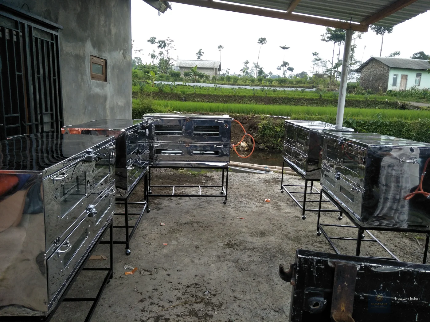 Oven Gas Stainless Ukuran 120 - gambar 2