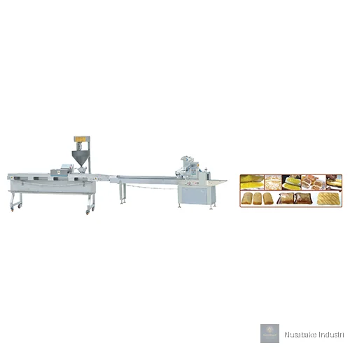 Bread Cut And Sandwich Machine With Single Colour Conected Packaging Machine / Mesin Potong Roti Dan Sandwich Dengan Mesin Packing Roti - MASEMA untuk usaha bakery