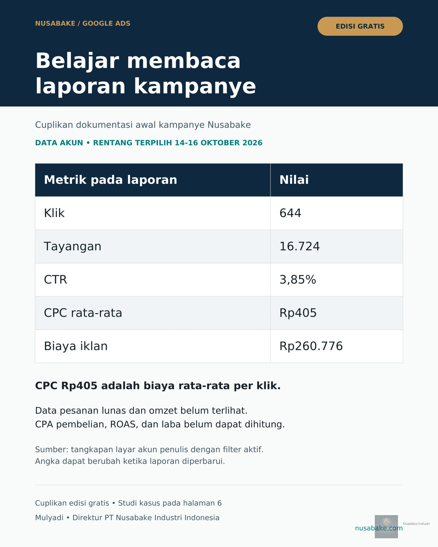 Pratinjau 1 Strategi Beriklan Di Google Ads