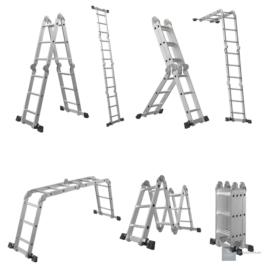 Multi Purpose Ladder 4X4 Step untuk usaha bakery