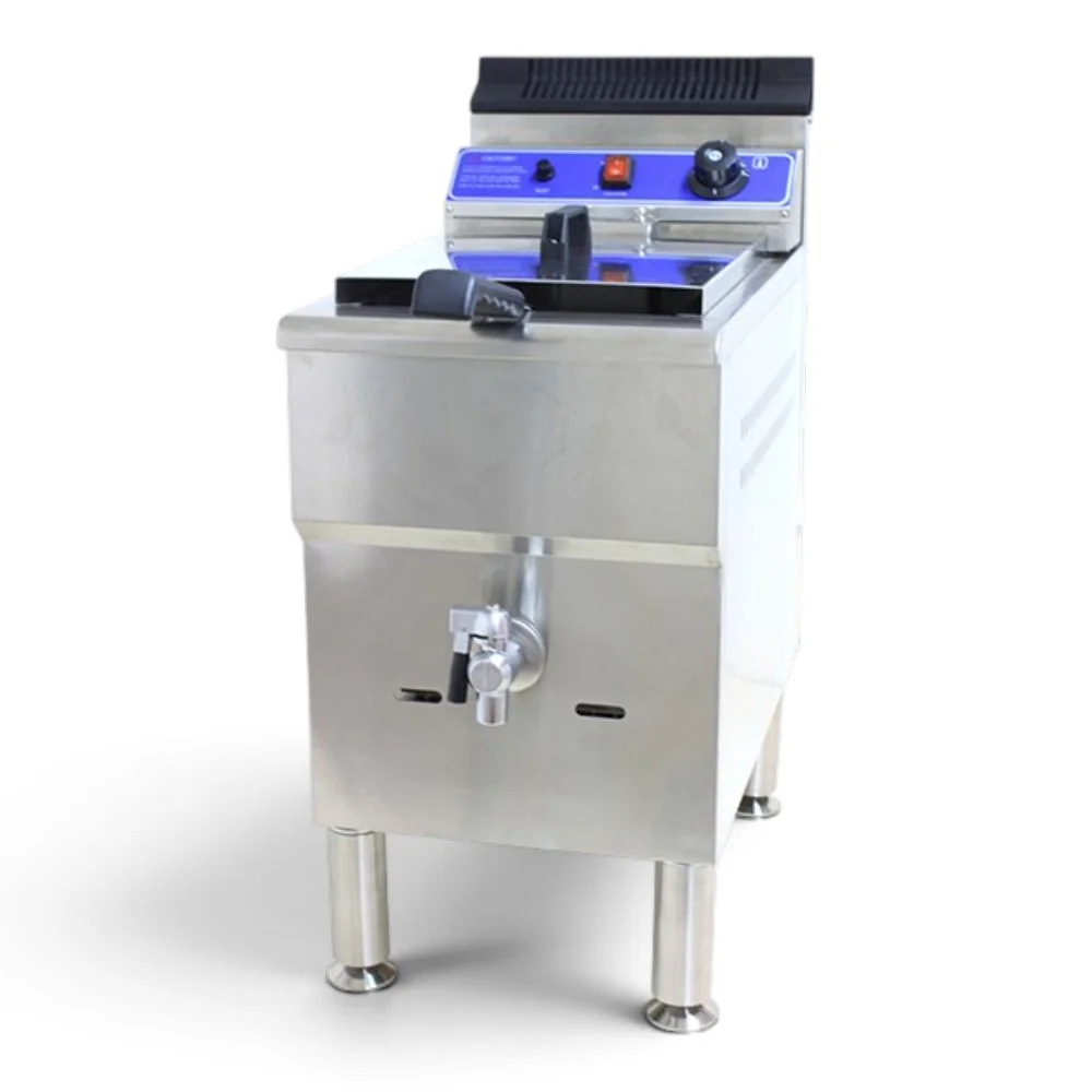 Foto Fryer Gas 2 Basket Double Tank 17 Liter - Primax