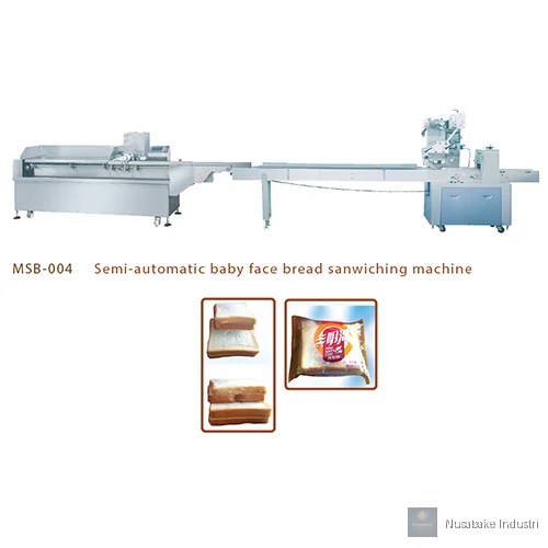 Semi-Automatic Baby Face Bread Sanwiching Machine - MASEMA untuk usaha bakery