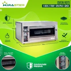 Oven Roti & Kue Wirastar untuk usaha bakery