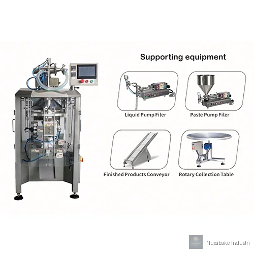 VFFS Packing Machine With Liquid Pump Filler System - MASEMA untuk usaha bakery