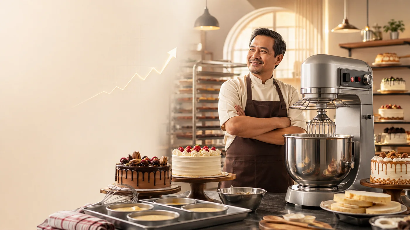 Studi Kasus: Toko Kue Iwan Naik 3x Setelah Upgrade Mixer