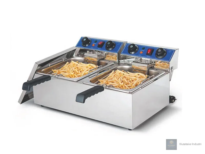 Foto Fryer Electric Portable 2 Tank 6 Liter - Primax